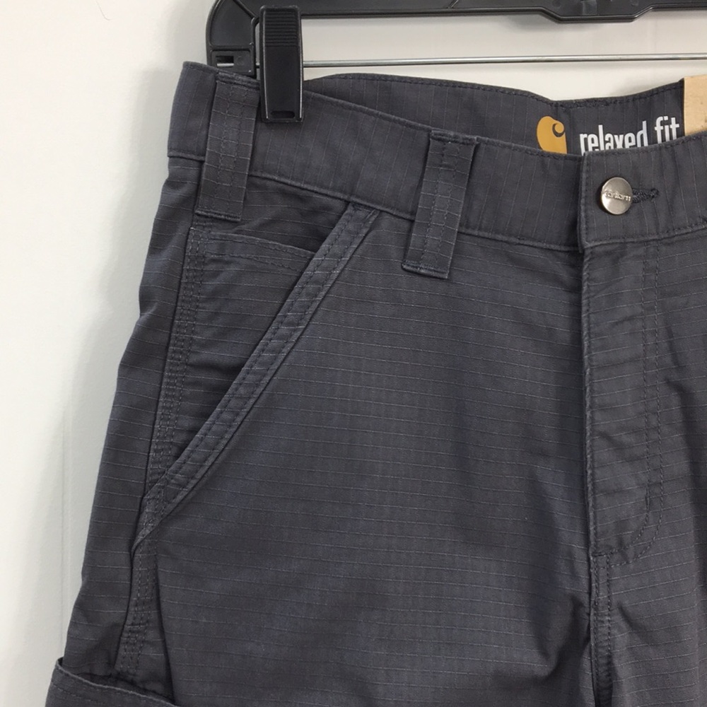 Carhartt Men’s Relaxed Fit Gray Force Broxton Cargo Short Size 30 NWT - Picture 2 of 8